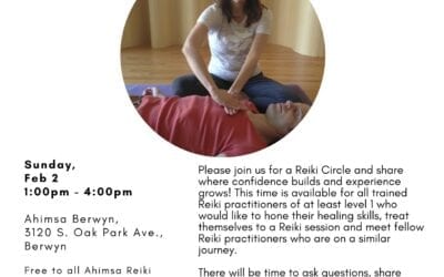 Reiki Share at Ahimsa Berwyn!