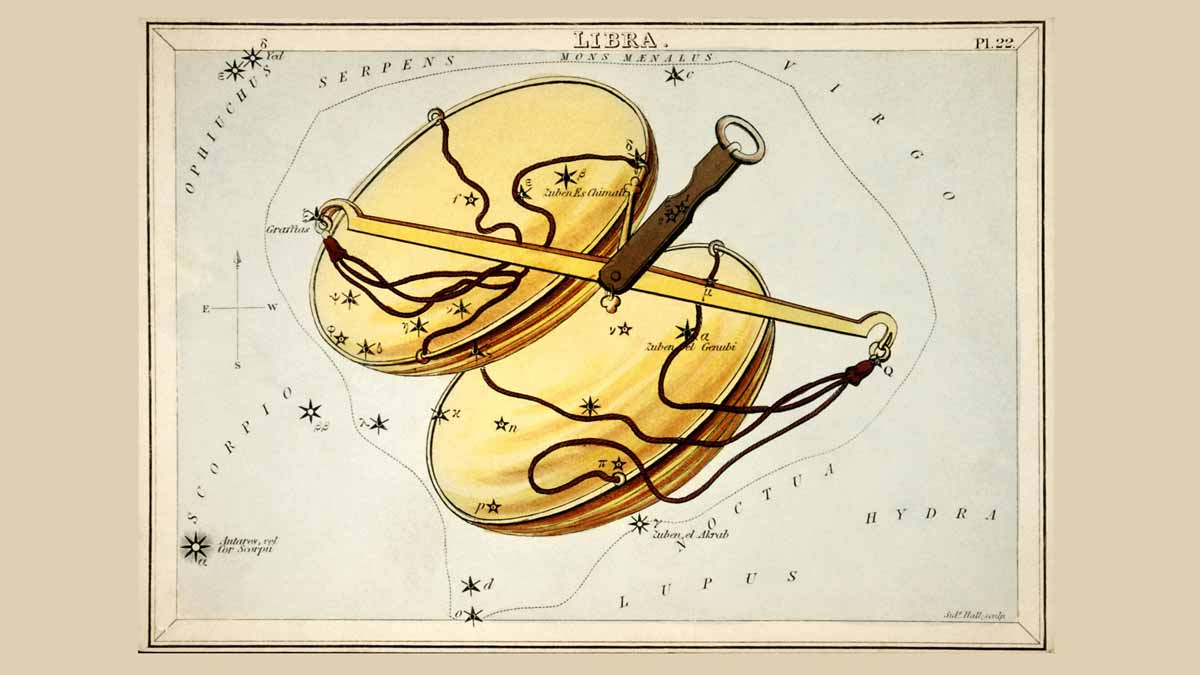 Jerry Mikutis - Chicago Reiki and Astrology- Libra Season 2021 - Illustration of Libra Scales