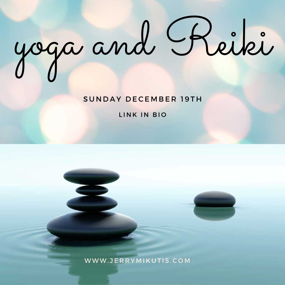 Jerry Mikutis - Chicago Yoga and Reiki - Gentle Yoga with Reiki social banner