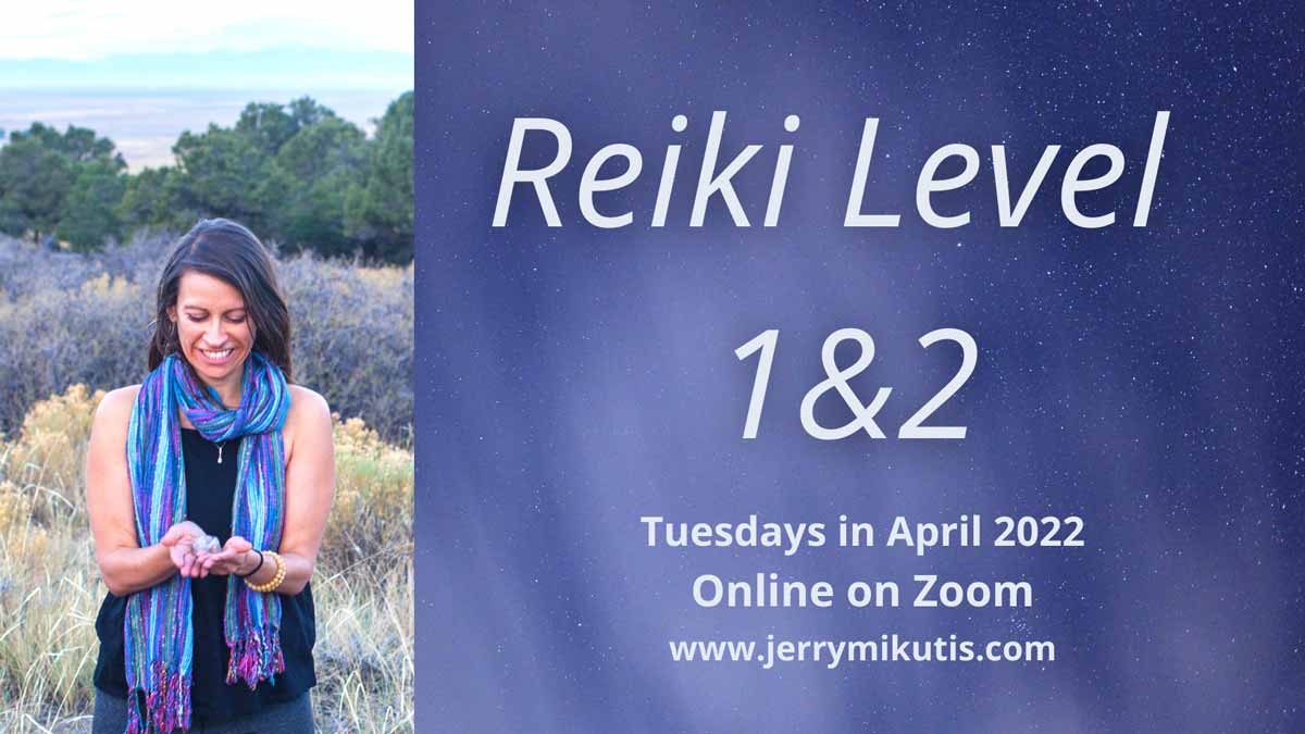 Jerry Mikutis - Chicago Reiki 1 & 2 Online Certification Class - banner