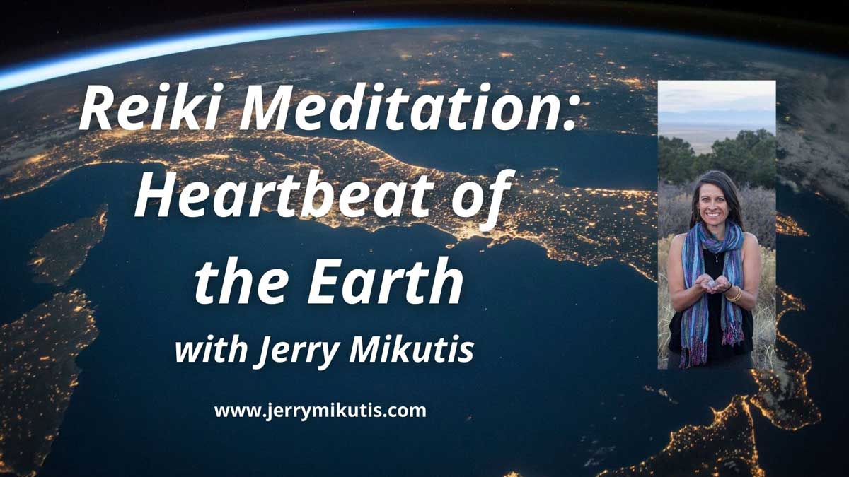 Jerry Mikutis - Reiki Chicago Peace Meditation - The Heartbeat of Mother Earth ad banner